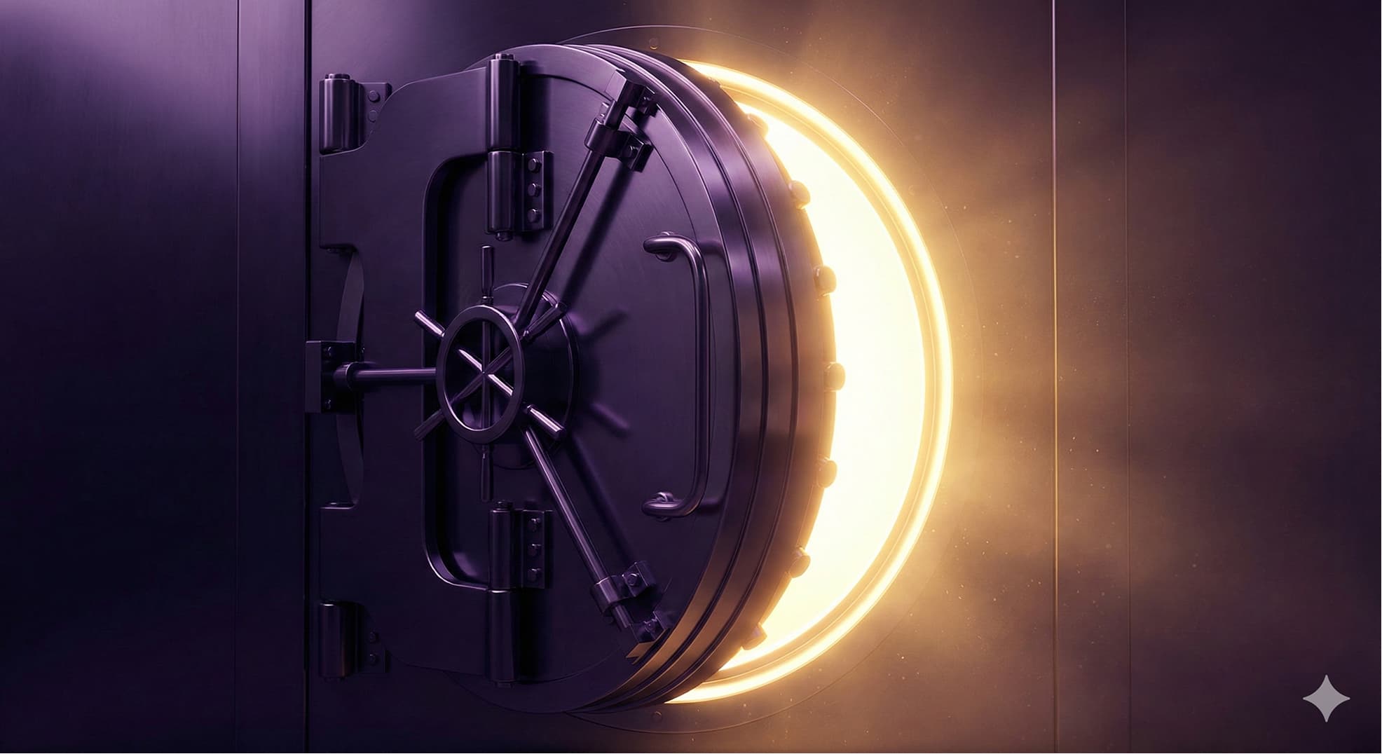 Luxury vault door representing exclusive access