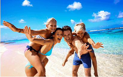 Family on vacation